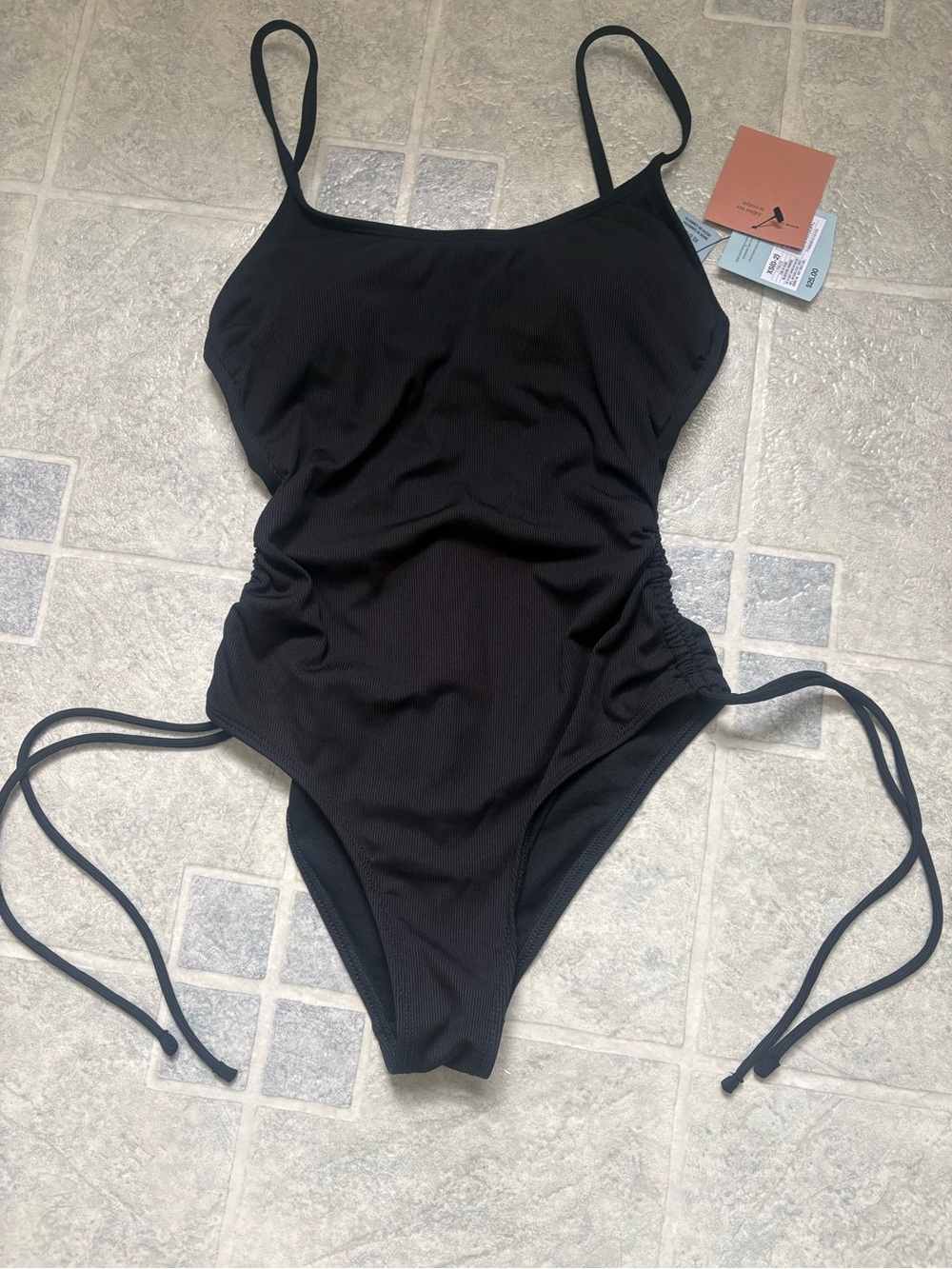 Shade & Shore Black One-Piece Swimsuit